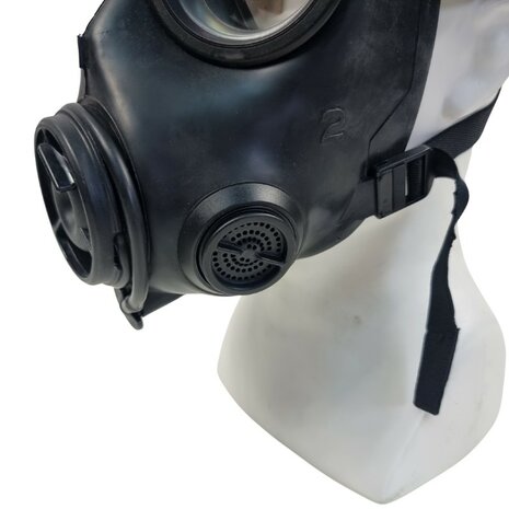 Avon FM-12 Volgelaatsmasker / Gasmasker met drinkslang, Dual EN-148 RD40, zwart
