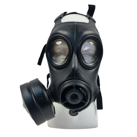 Avon FM-12 Volgelaatsmasker / Gasmasker met drinkslang, Dual EN-148 RD40, zwart