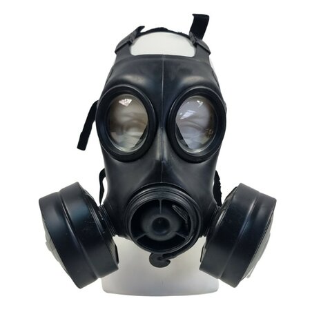 Avon FM-12 Volgelaatsmasker / Gasmasker met drinkslang, Dual EN-148 RD40, zwart
