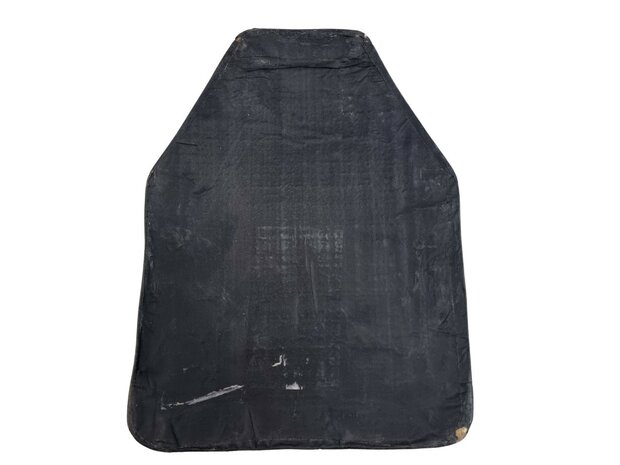 Italiaanse body armour SAPI plaat curved Level 4, 32 x 24 cm