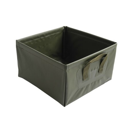 Mil-Tec Foldable bucket / wash bowl 13L PVC, OD green