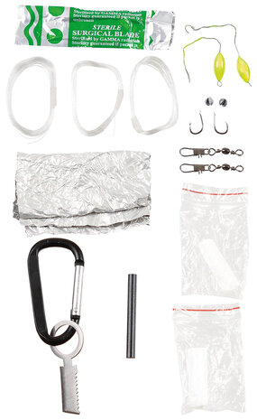 MFH Survival Set 10-delig, "Parachute Cord", olijfgroen