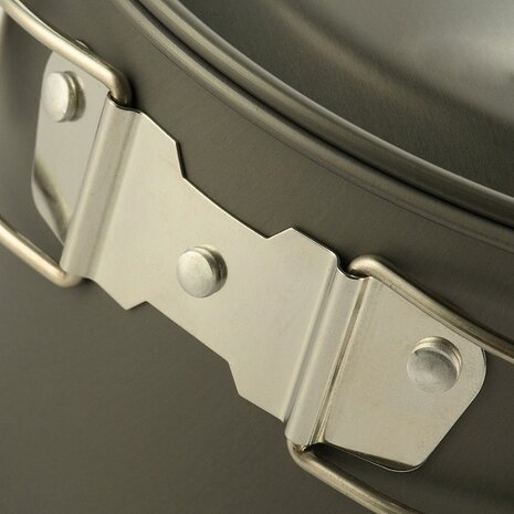 M-Tac batterie de cuisine compacte pour 4 à 5 personnes, en aluminium