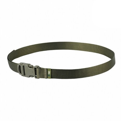 M-Tac packing / compression strap 25mm x 130cm with click closure GENII, OD green