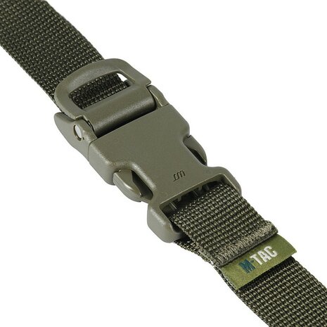 M-Tac packing / compression strap 25mm x 130cm with click closure GENII, OD green