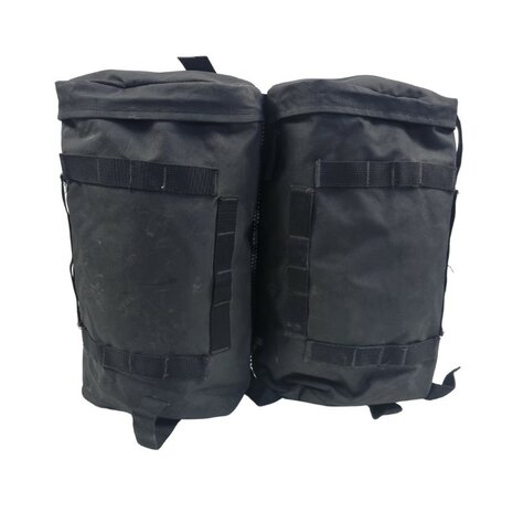 ARWY Alpine Daypack rugzak / zijtassen 2x10L, zwart