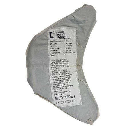 Mehler Vario System ballistische body armour bostbescherming met inserts, zwart