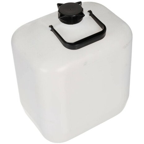 Bidon d'eau de 10 litres de l'armée suédoise, blanc transparent
