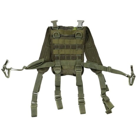 Bretelles tchèque en sangle MNS-2000 H-type pour ensemble de transport de charges, M95 camo
