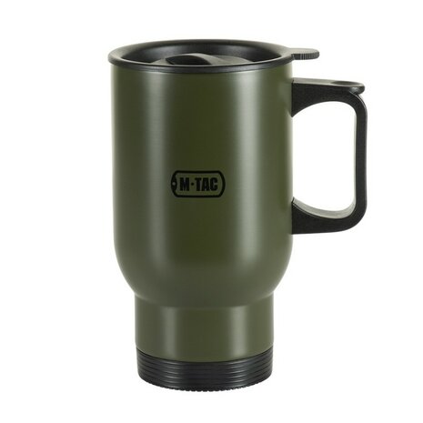 M-Tac mug isotherme avec couvercle 450 ml, vert olive