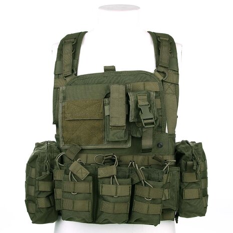 101 Inc Chest rig Operator LQ14121 Molle, oliv grün