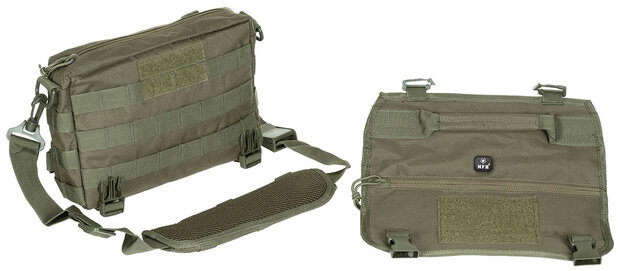 MFH tactische schoudertas 5l, Molle, olijfgroen