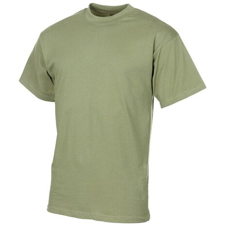 Tsjechische leger T-shirt, Light-olive, katoen