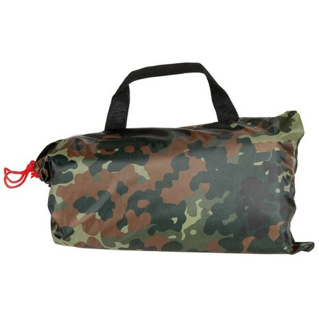 MFH Tarpaulin, 190T polyester, flecktarn, metal eyes, 200 x 300CM
