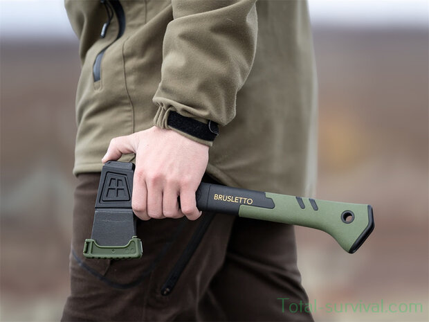 Brusletto Kikut Outdoor-Axt, 36cm, schwarz