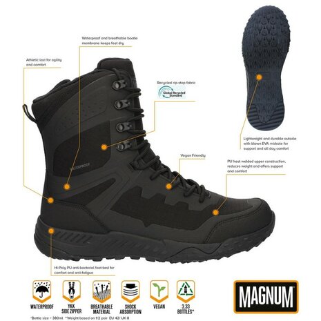 Magnum Ultima 8.0 SZ WP Kampfstiefel hoch, Coyote Tan