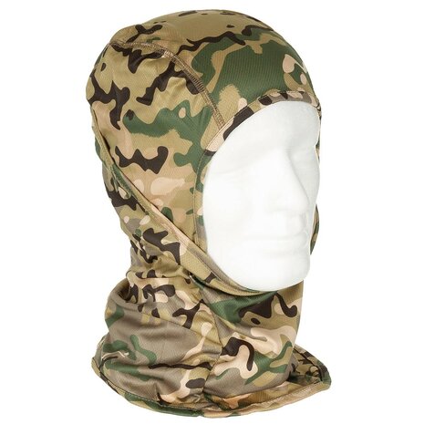 MFH Balaclava / Sturmhaube 1-loch, "Mission", polyester, MTP Operation-camo