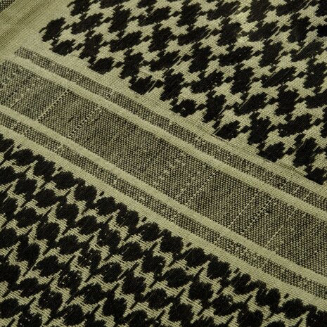 M-Tac Dense Shemagh / keffiyeh, foliage green-zwart