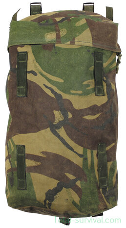 Sac à dos britannique 100L "PLCE LONG" avec poches latérales, Woodland DPM