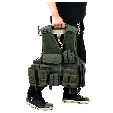 FMA Heavy Tac hanger voor plate carriers en combat vesten, zwart