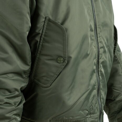 Fostex MA-1 hooded bomber jack, legergroen