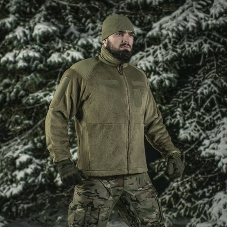 M-Tac battle fleecejas Polartec ECWCS Level 3, light olive
