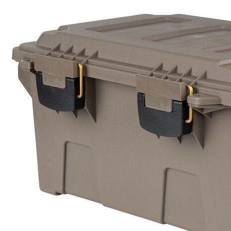 Fosco kunststof Munitie/utility box compact, dark coyote