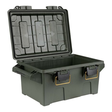 Fosco kunststof Munitie/utility box compact, legergroen