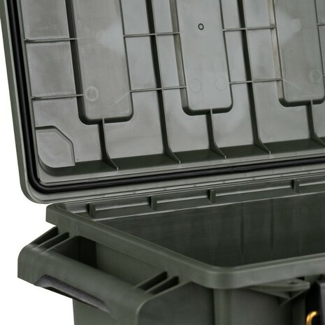 Fosco kunststof Munitie/utility box compact, legergroen