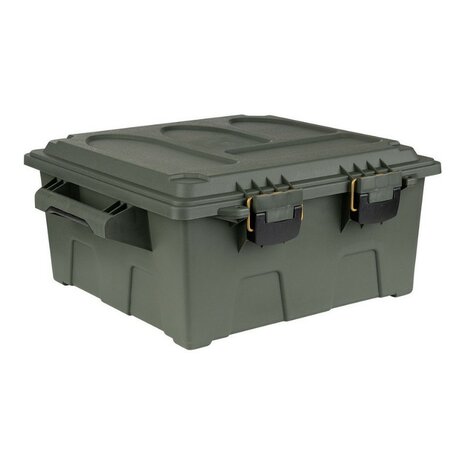Fosco kunststof Munitie/utility box large, legergroen