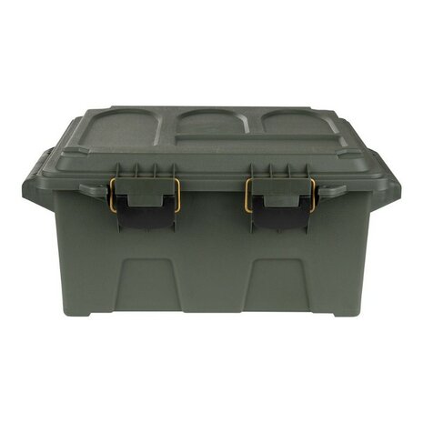 Fosco kunststof Munitie/utility box large, legergroen