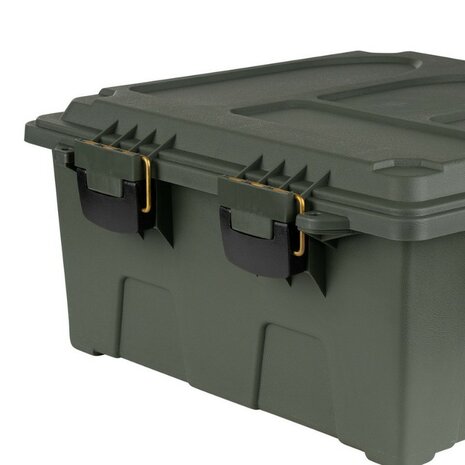 Fosco kunststof Munitie/utility box large, legergroen