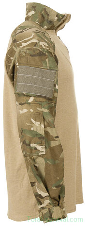 Britse leger Combat Shirt longsleeve, "UBAC", FR, Hot Weather, MTP Multicam