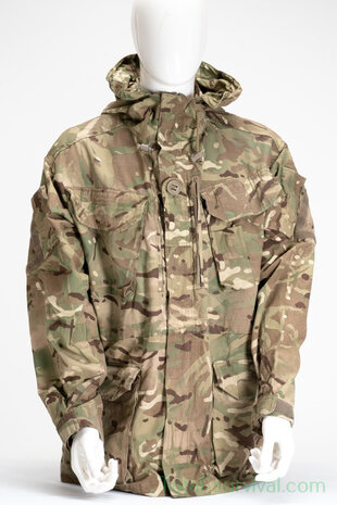British SAS commando jacket, Smock, with hood, windproof, MTP Multicam