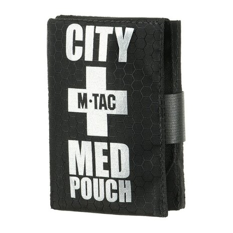 M-Tac City Med Pouch Hex, EDC EHBO tas, zwart