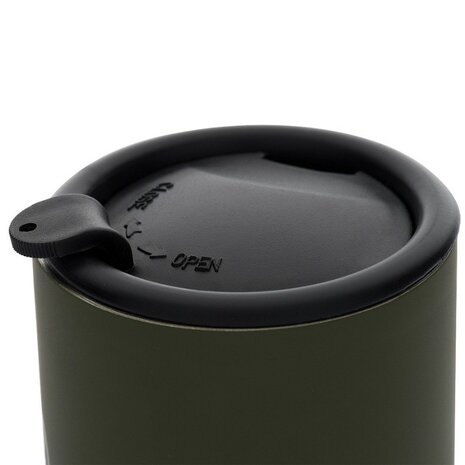 M-Tac thermo mok met deksel 280 ml, legergroen