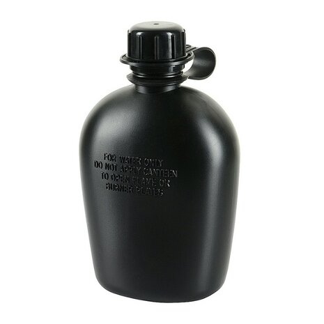 M-Tac US Veldfles 1L zwart, BPA vrij