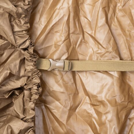 Mil-tec rugzak regenhoes Groot 80L, coyote tan