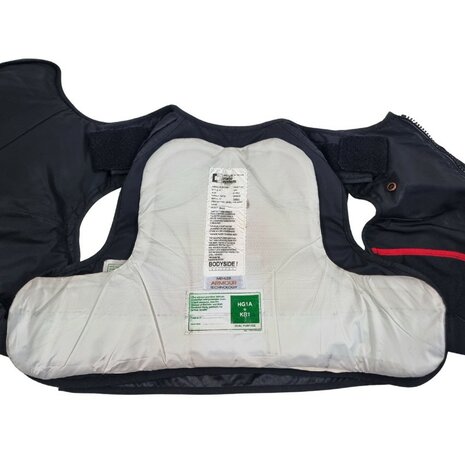 Mehler Vario System soft armour body vest ballistisch klasse HG1A+KR1, zwart