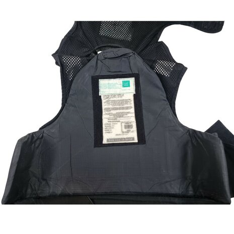 Aegis soft armour body vest ballistisch klasse HG1+KR1+SP1, zwart