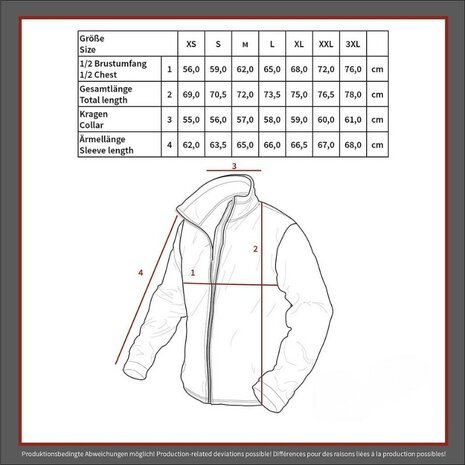 MFH Alpine Fleece jas, Breathtex winddicht en waterwerend, olijfgroen