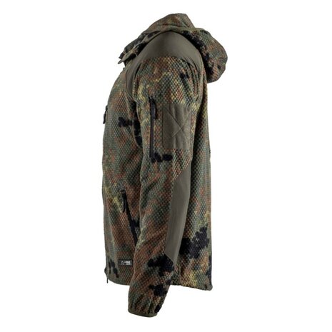 AB tactische hooded fleecejas Delta, Flecktarn