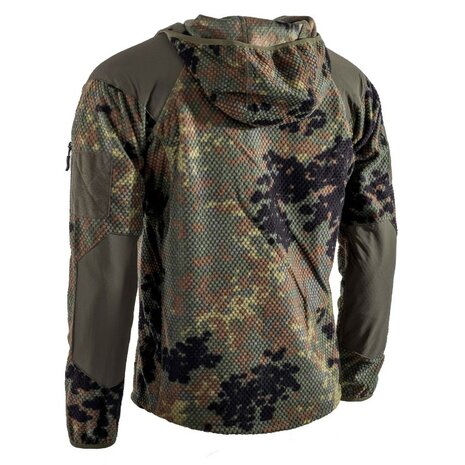 AB tactische hooded fleecejas Delta, Flecktarn