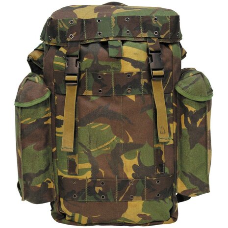 KL landmacht patrol rugzak 35L met zijtassen, woodland DPM