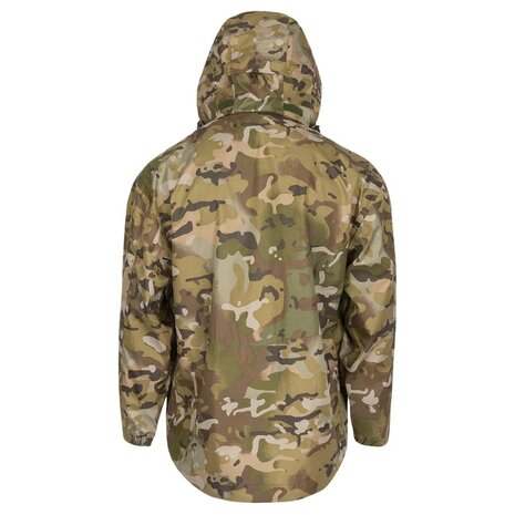 Highlander Typhoon Smock regenjas met capuchon, AB-Tex ademend, HMTC Multicam