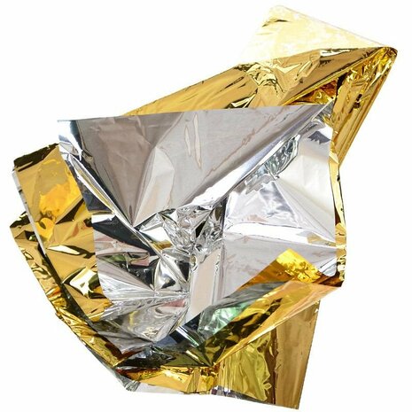 MFH Reddingsdeken EHBO, zilver / goud 210x130CM