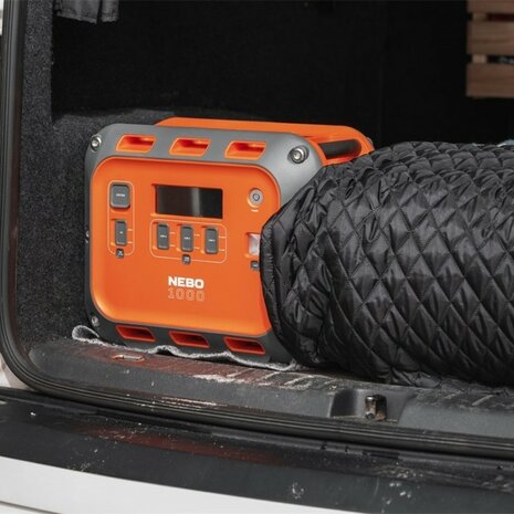 Nebo Intrepid 1000 draagbare stroomgroep USB / 12V / 240V aansluitingen, 960 Wh