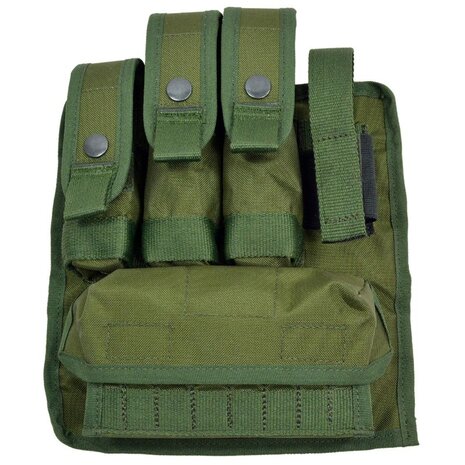ARWY KL landmacht Molle Chest rig opbouwmodule, legergroen