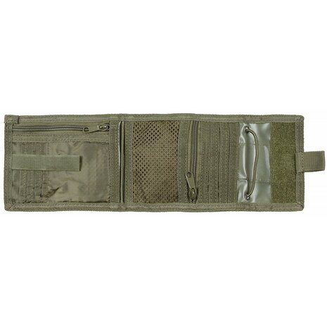 MFH Brusttasche / Geldbörse, oliv grün, Trageband