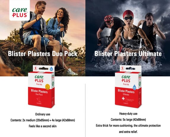 Pansements blister Care Plus Duo pack, paquet de 6